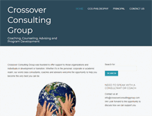 Tablet Screenshot of crossoverconsultinggroup.com